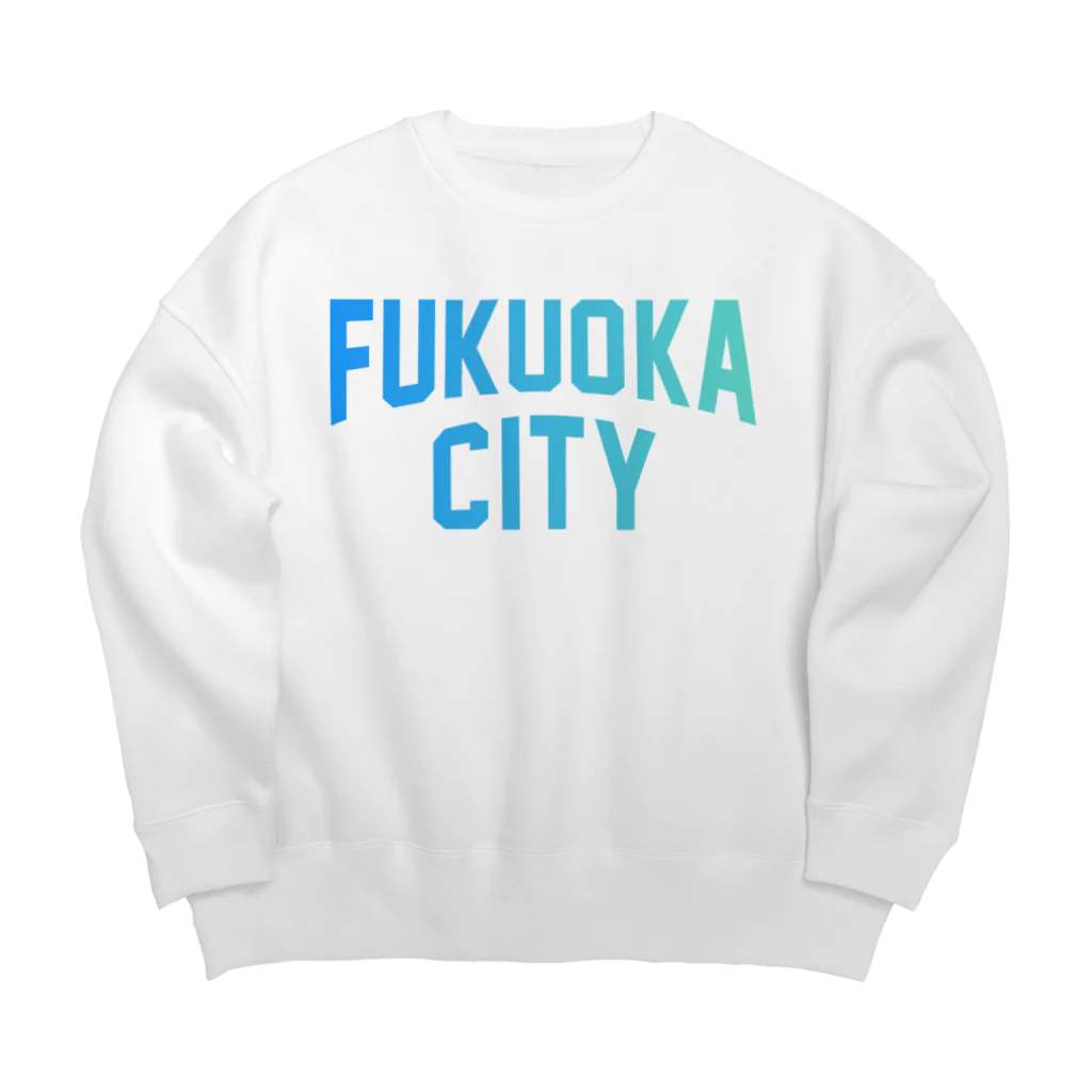 JIMOTOE Wear Local Japanの福岡市 FUKUOKA CITY Big Crew Neck Sweatshirt