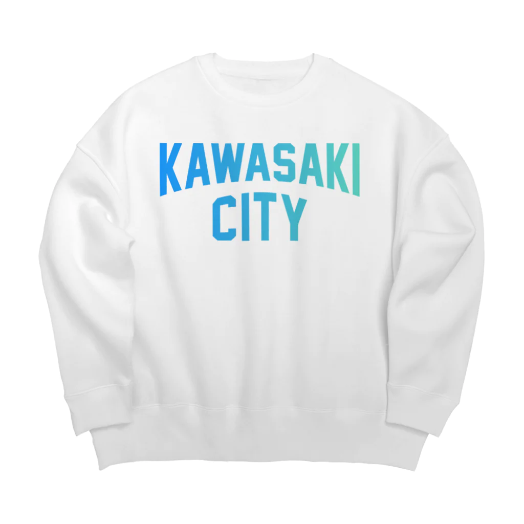 JIMOTO Wear Local Japanの川崎市 KAWASAKI CITY Big Crew Neck Sweatshirt