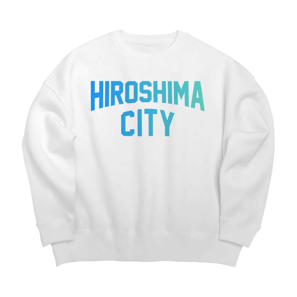 JIMOTOE Wear Local Japanの広島市 HIROSHIMA CITY Big Crew Neck Sweatshirt