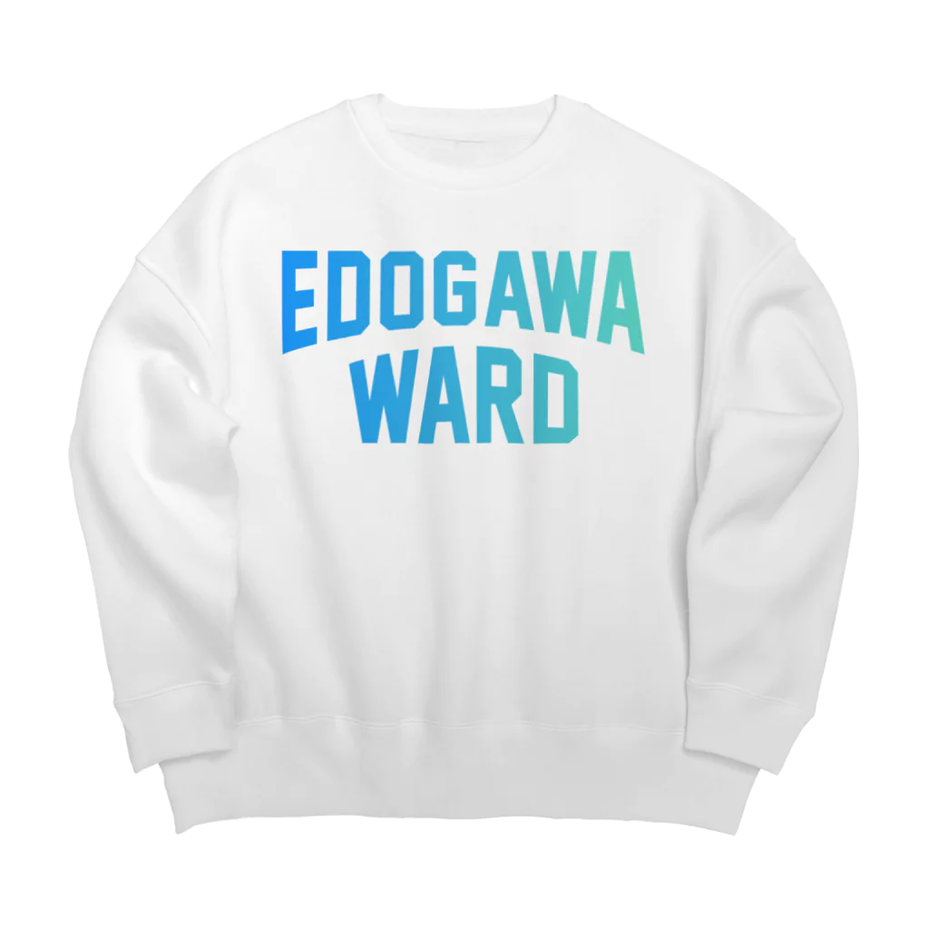 JIMOTO Wear Local Japanの 江戸川区 EDOGAWA WARD Big Crew Neck Sweatshirt