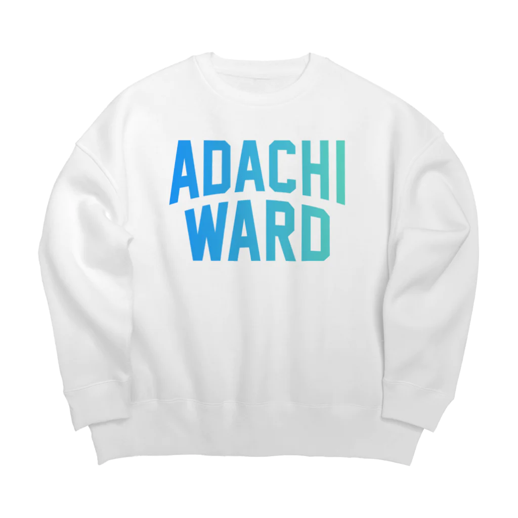 JIMOTO Wear Local Japanの足立区 ADACHI WARD Big Crew Neck Sweatshirt