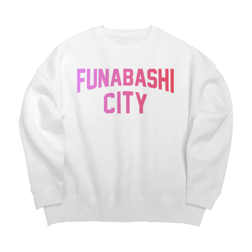 JIMOTOE Wear Local Japanの船橋市 FUNABASHI CITY Big Crew Neck Sweatshirt