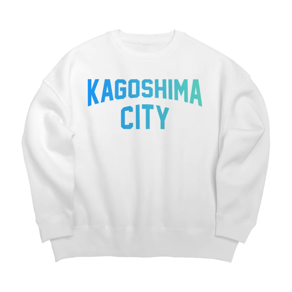 JIMOTO Wear Local Japanの鹿児島市 KAGOSHIMA CITY Big Crew Neck Sweatshirt