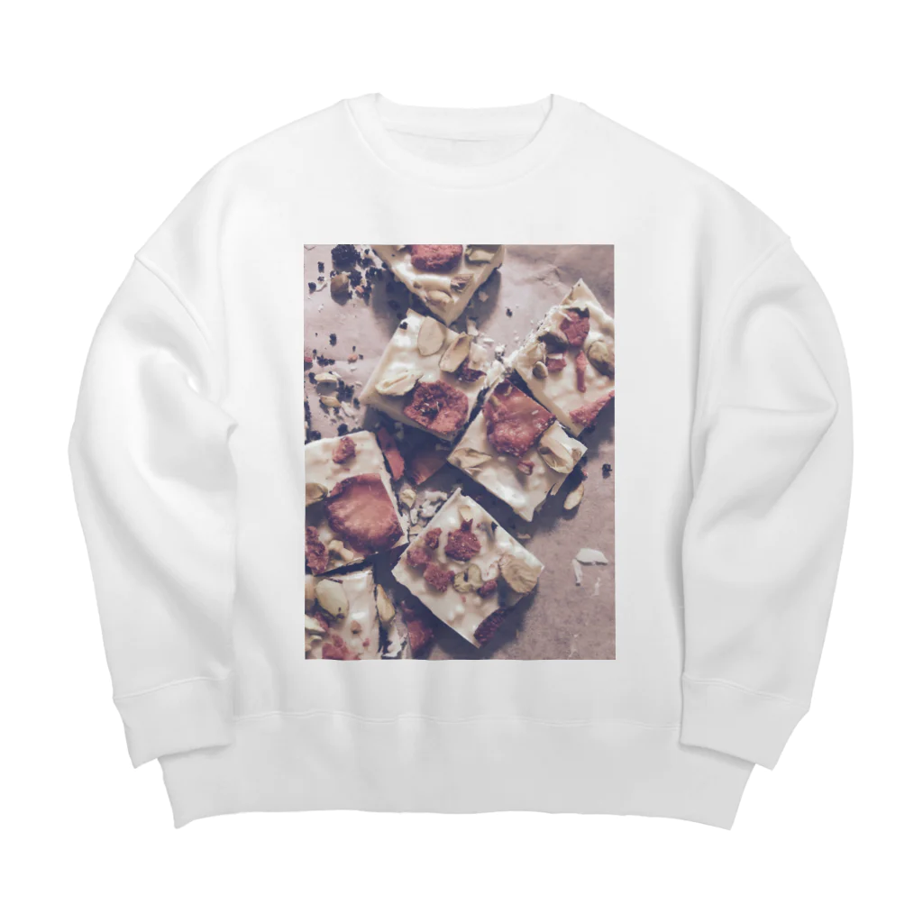 Hani what?のお菓子 Big Crew Neck Sweatshirt