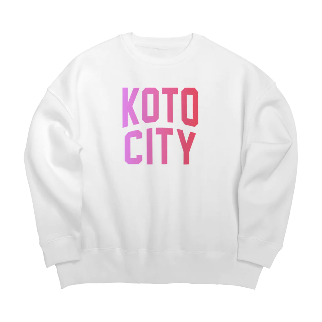 JIMOTOE Wear Local Japanの江東市 KOTO CITY Big Crew Neck Sweatshirt