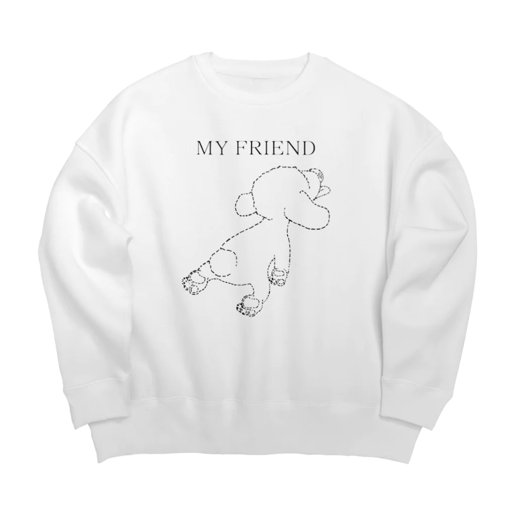 Hi-Bo©️のＭＹ　ＦＲＩＥＮＤ Big Crew Neck Sweatshirt