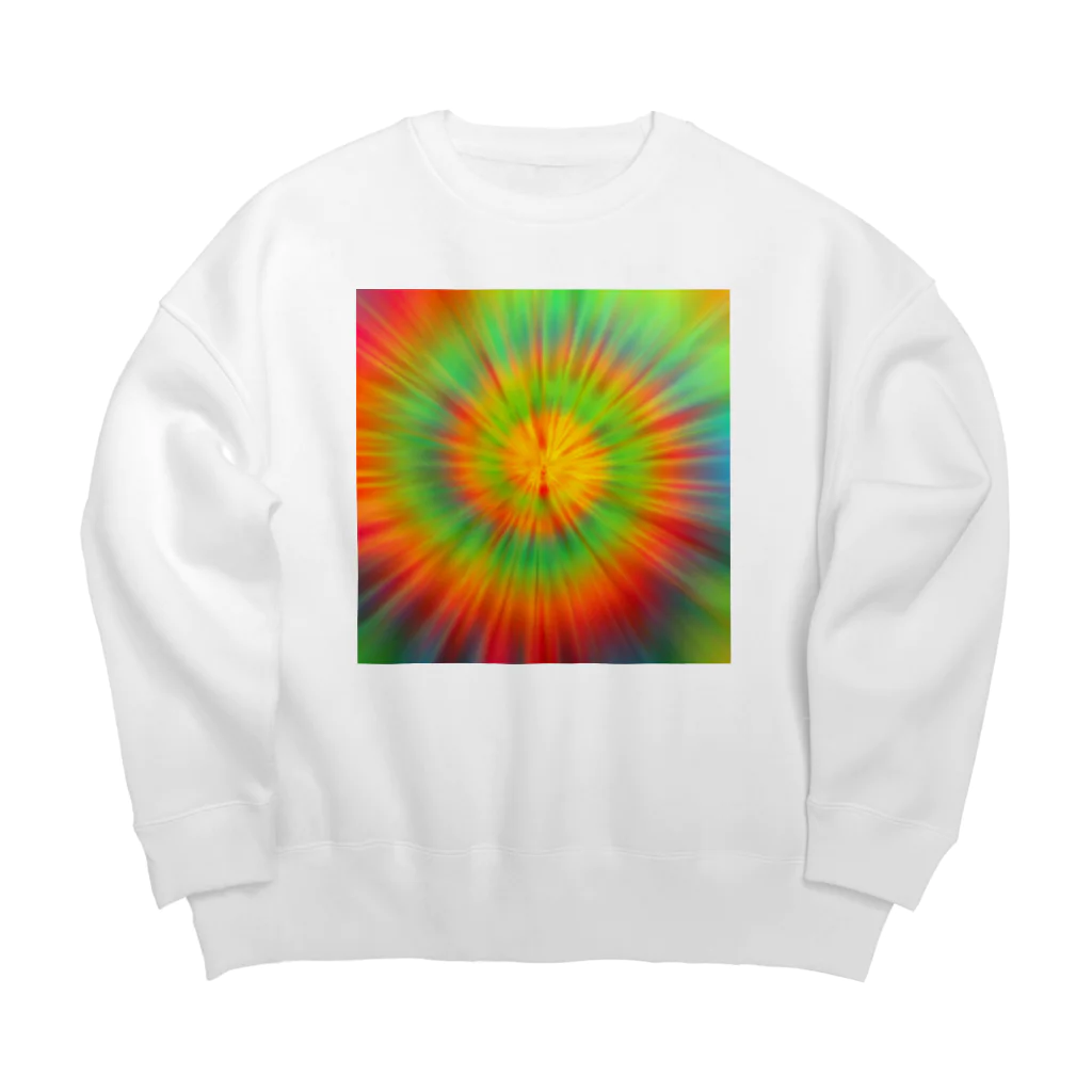 gemgemshopのサイケデリック Big Crew Neck Sweatshirt