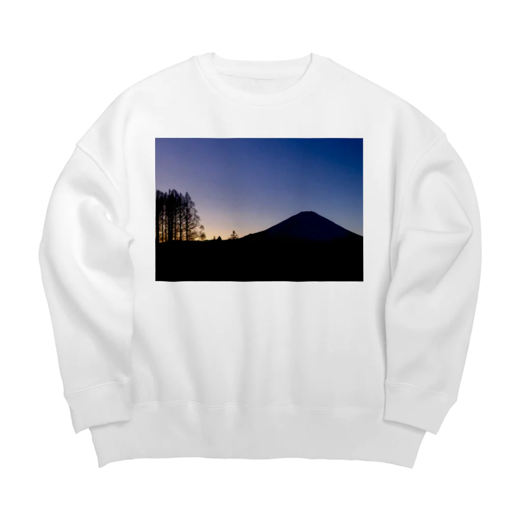 ゆいか　：　取っ手の【原価】富士山 Big Crew Neck Sweatshirt