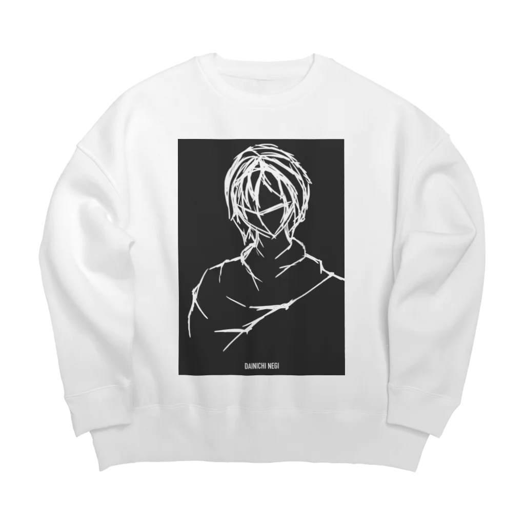 (旧ショップ)大日禰宜 | エンゼル(suzuri店)の無題 Big Crew Neck Sweatshirt