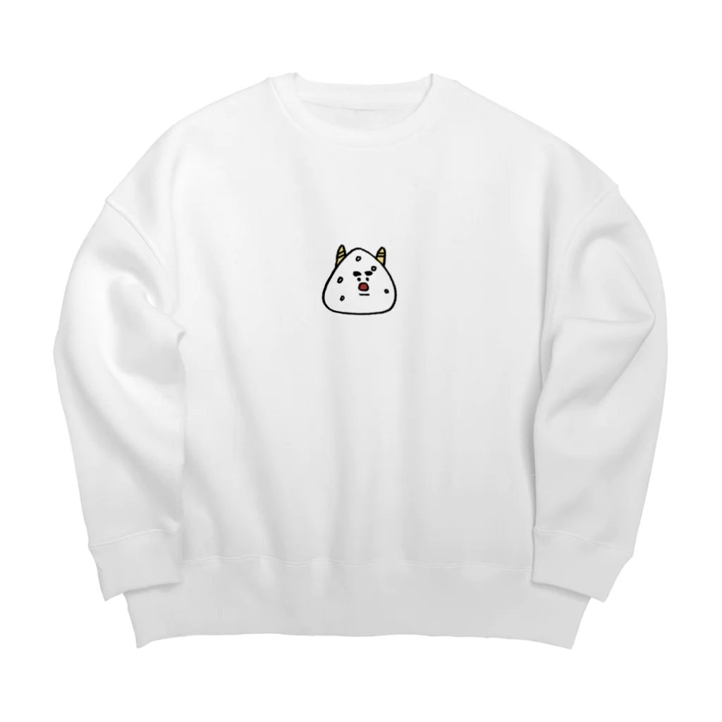 すちんの鬼おにぎり Big Crew Neck Sweatshirt