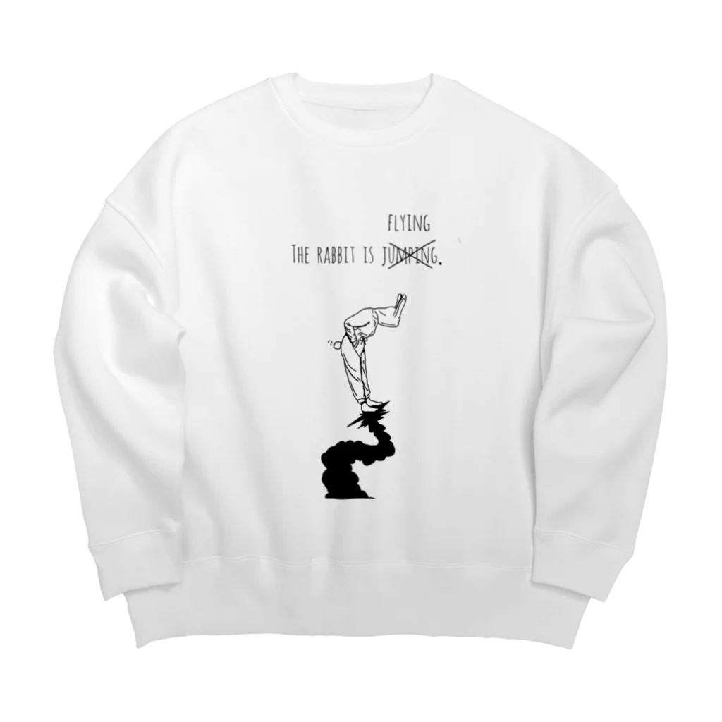 ライカラのrabbit Big Crew Neck Sweatshirt