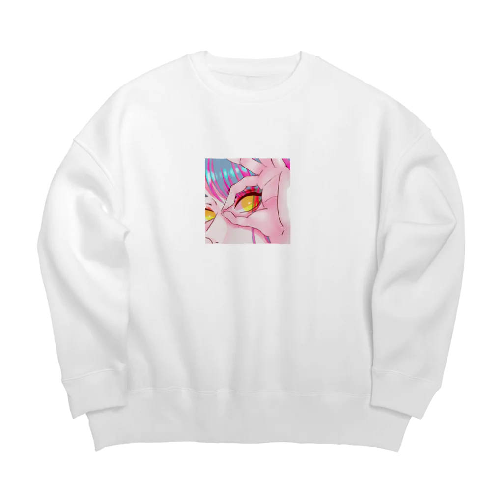 麗央の見る子 Big Crew Neck Sweatshirt