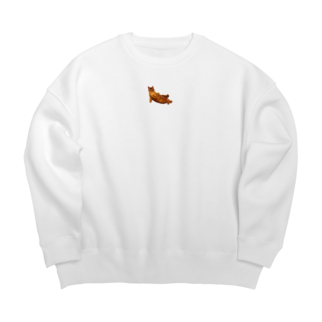 Elegant CatのElegant Cat ② Big Crew Neck Sweatshirt