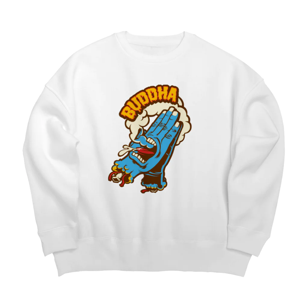 GOIPACTの【GOIPACT】SCREMING BUDDHA Big Crew Neck Sweatshirt