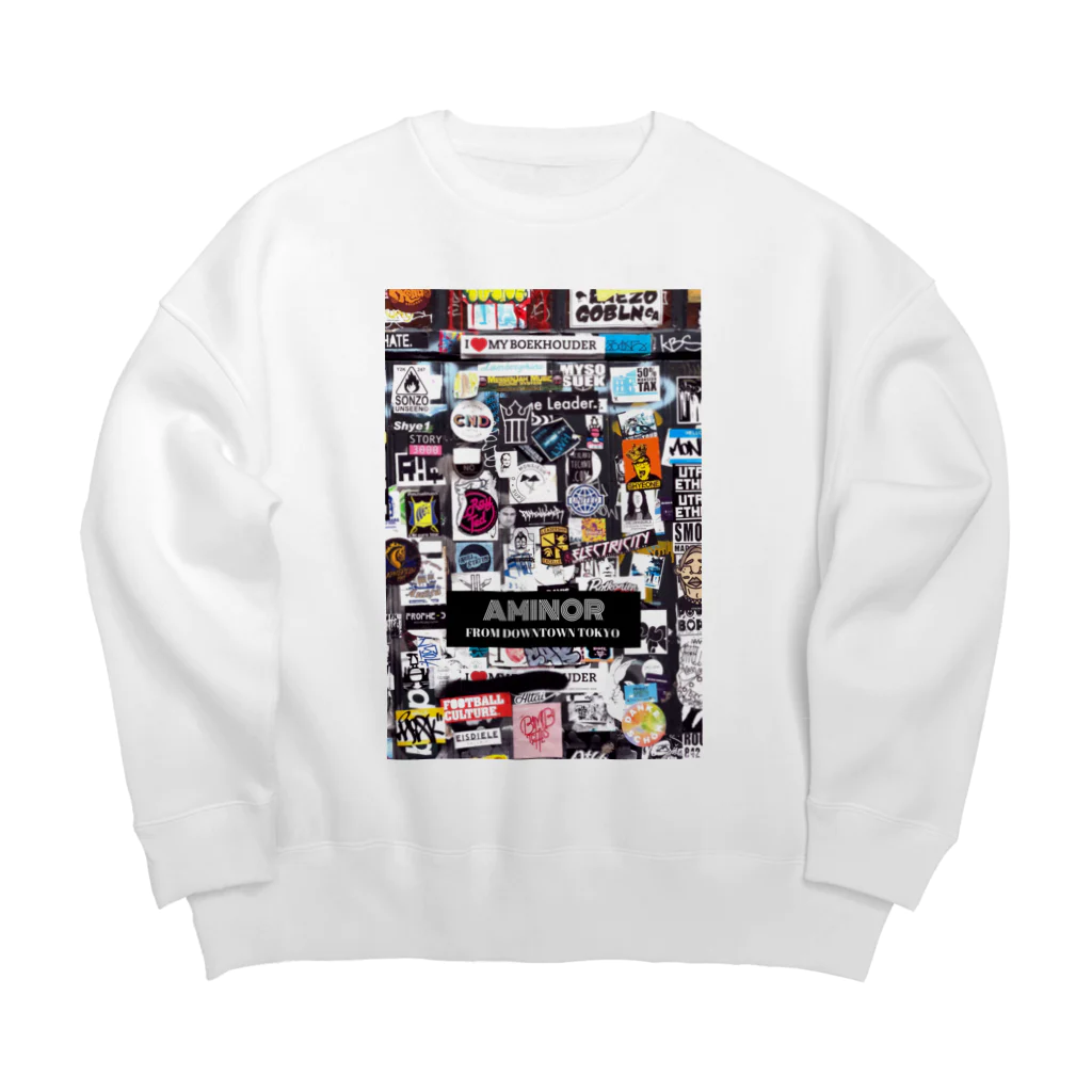 AMINOR (エーマイナー)のWall Stickers Big Crew Neck Sweatshirt