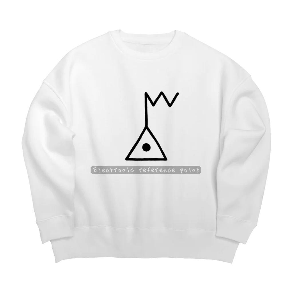 учк¡✼*の電子基準点 Big Crew Neck Sweatshirt