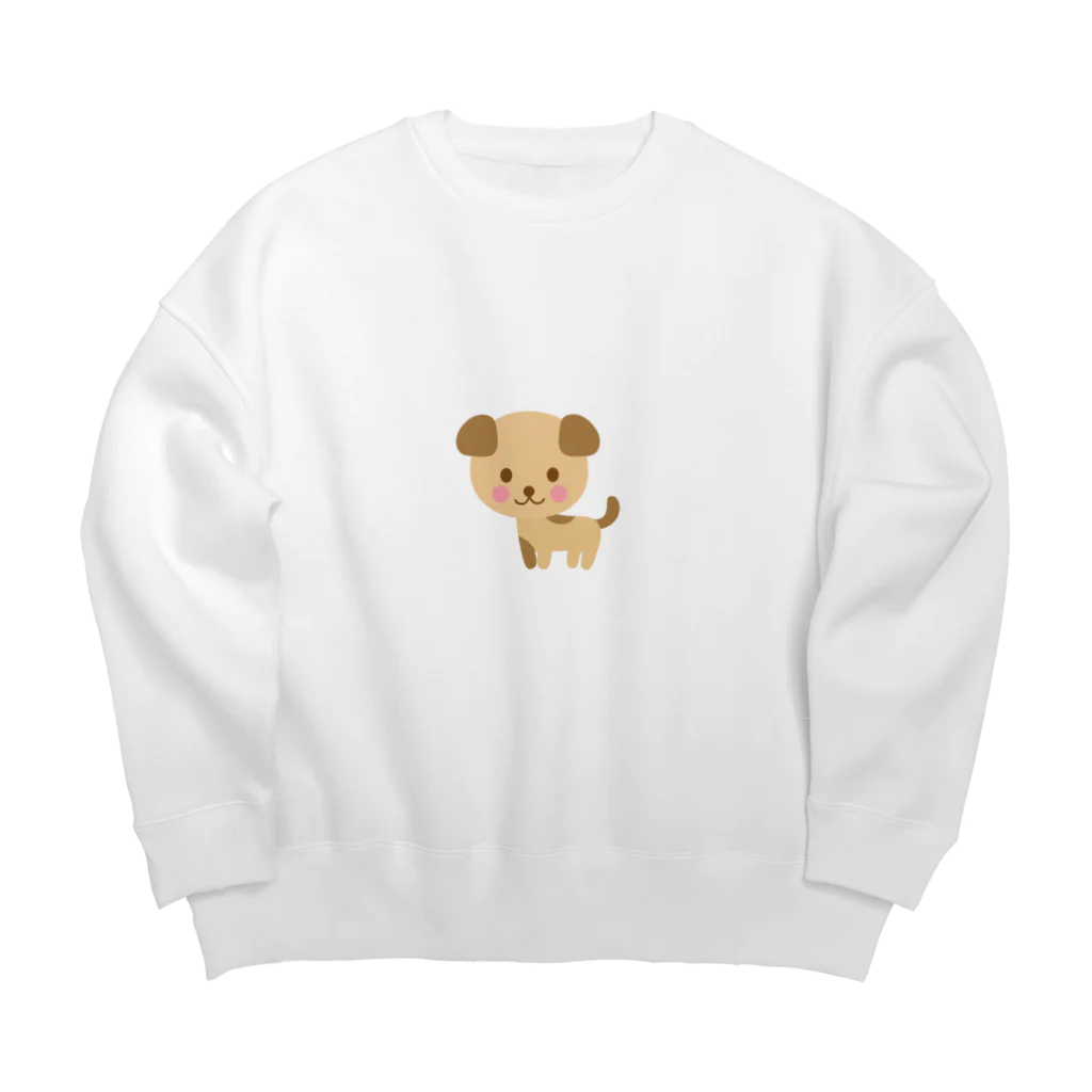 Pauldeterminateのぬくぬくワンちゃん Big Crew Neck Sweatshirt