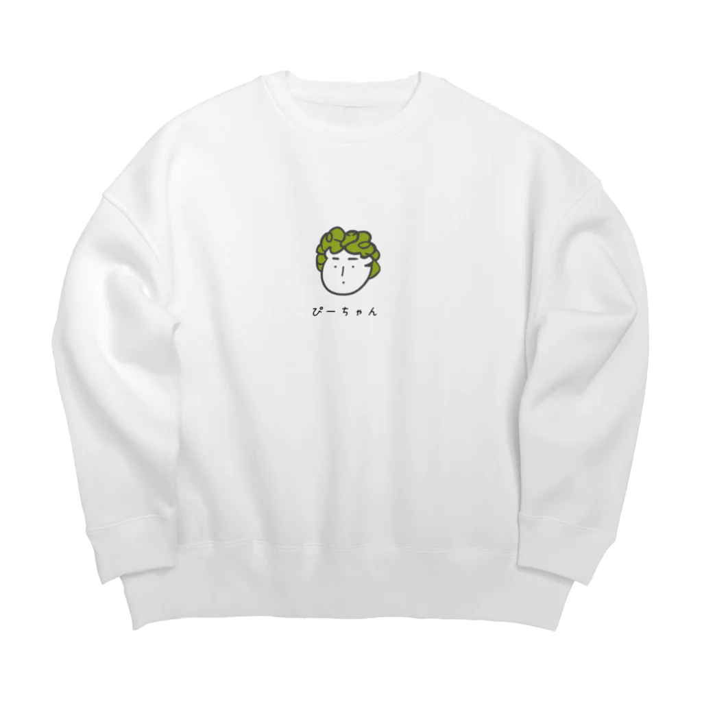 Vjinjlのぴーちゃんシリーズ Big Crew Neck Sweatshirt