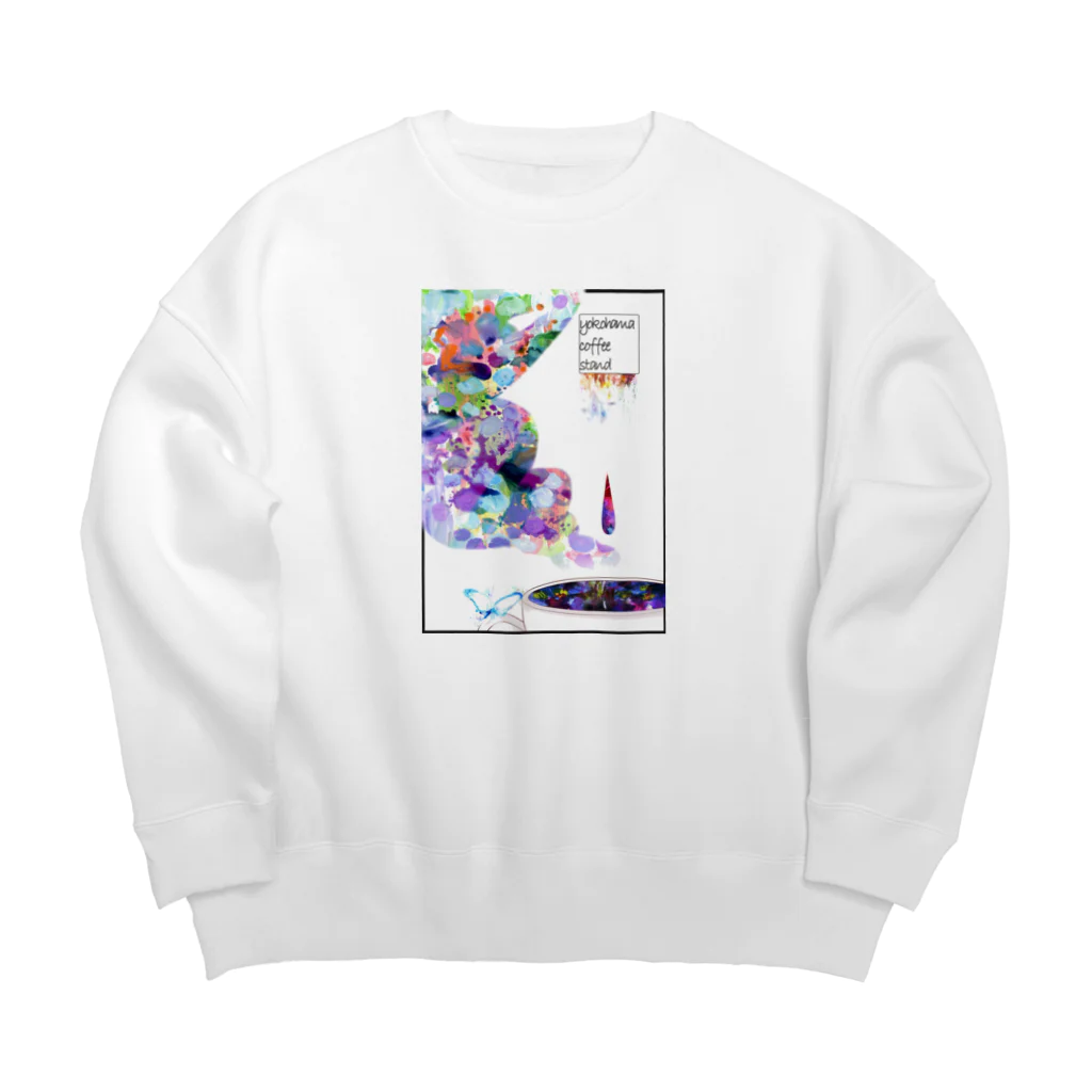 HARI-玻璃-のfika(ん) Big Crew Neck Sweatshirt