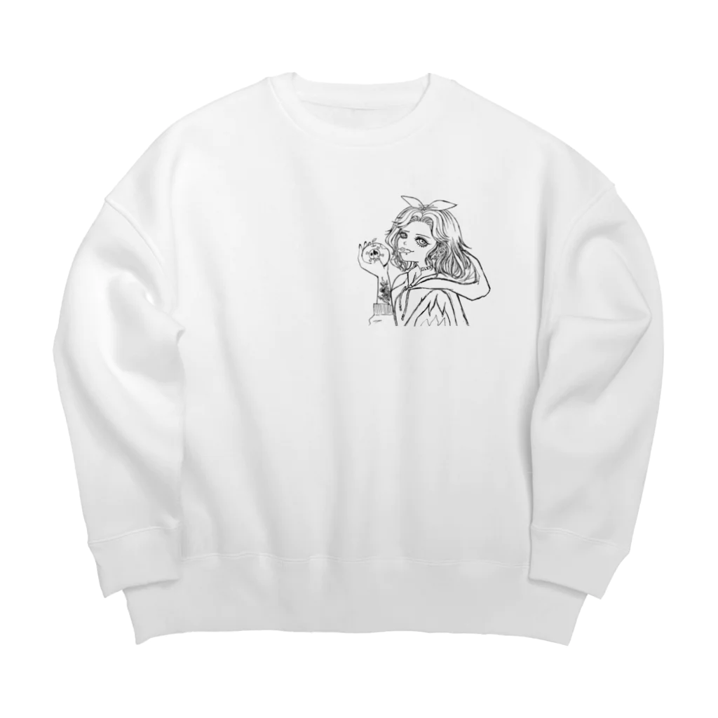 たにみと死の淵のスラム街で育った姫 Big Crew Neck Sweatshirt