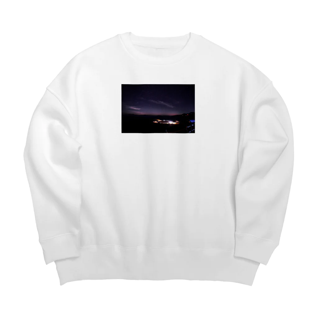 Mdk22の四国カルストの夜 Big Crew Neck Sweatshirt