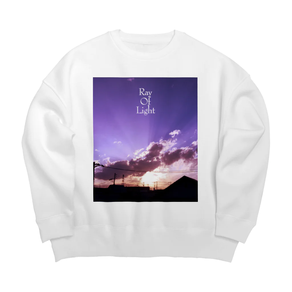 TAKUYA DESIGN WORKSのRay Of Light-2 Big Crew Neck Sweatshirt