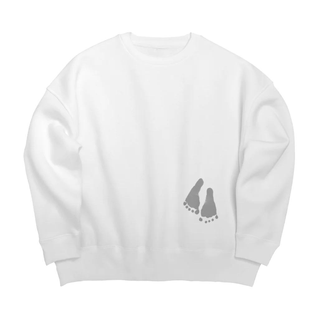 Kitarouの小さいあんよ Big Crew Neck Sweatshirt