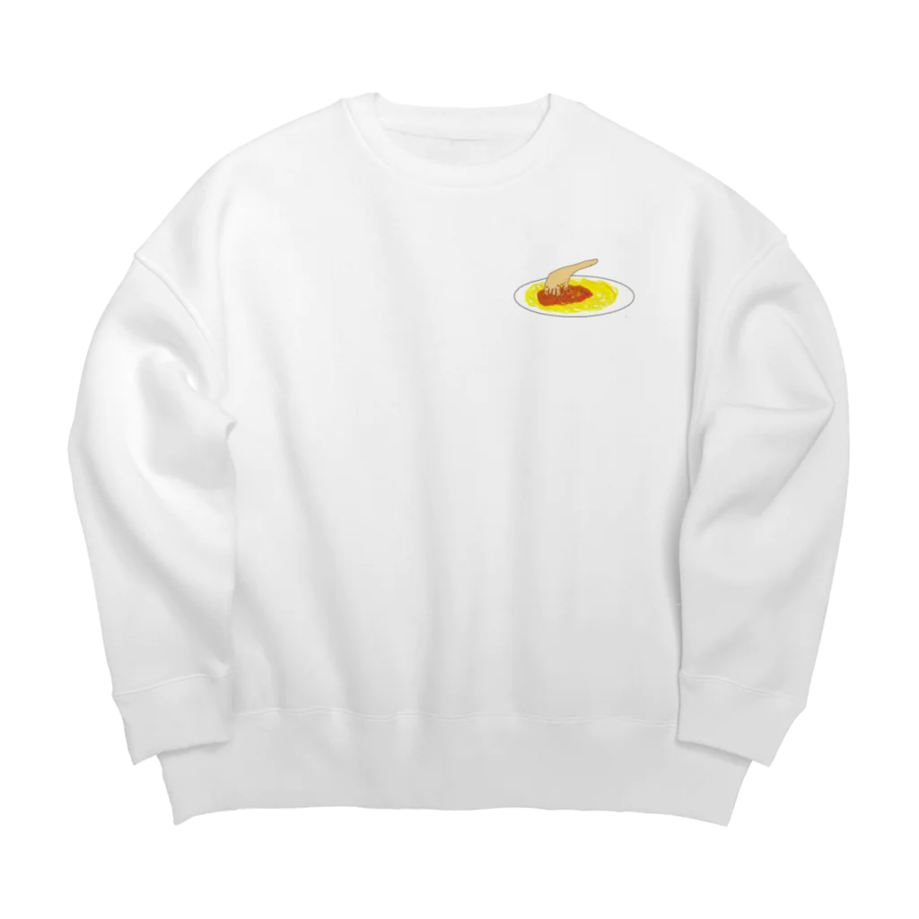 ジャングル系の手まぜボロネーゼ Big Crew Neck Sweatshirt