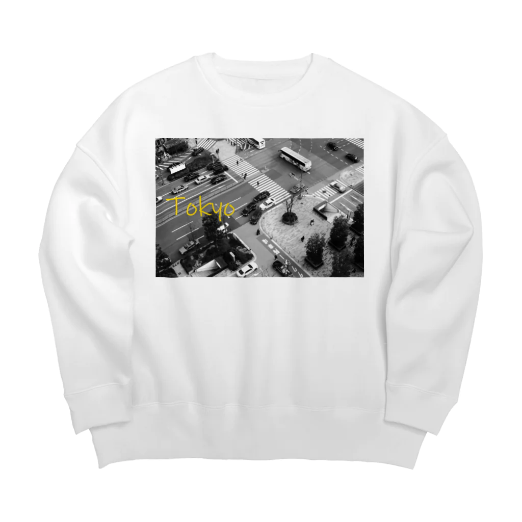 photo-kiokuの東京 Big Crew Neck Sweatshirt