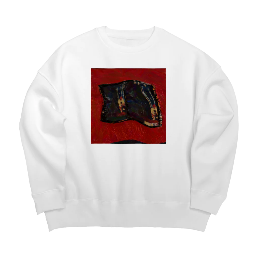 👾の私 歪みＶｅｒ Big Crew Neck Sweatshirt