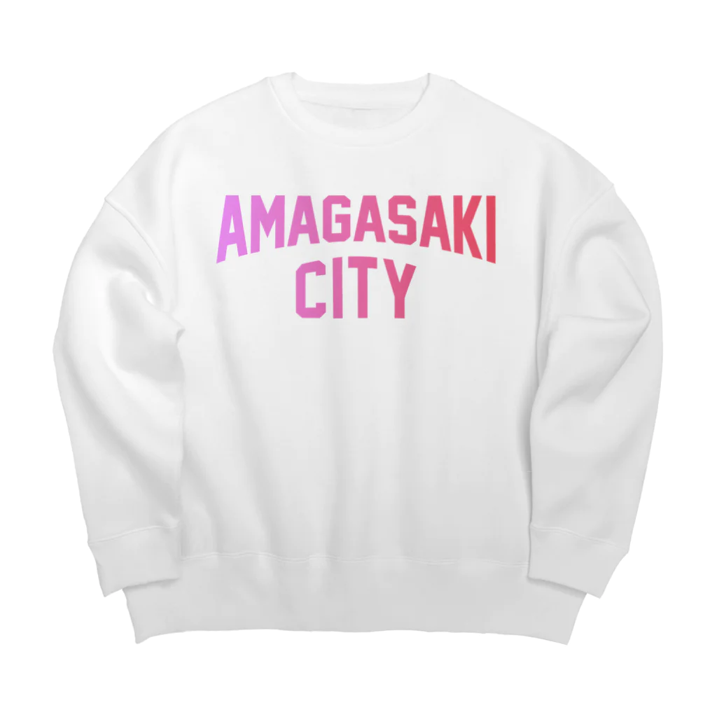 JIMOTOE Wear Local Japanの尼崎市 AMAGASAKI CITY Big Crew Neck Sweatshirt