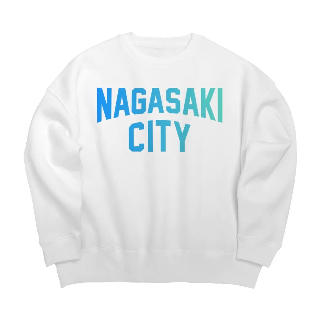 JIMOTO Wear Local Japanの長崎市 NAGASAKI CITY Big Crew Neck Sweatshirt