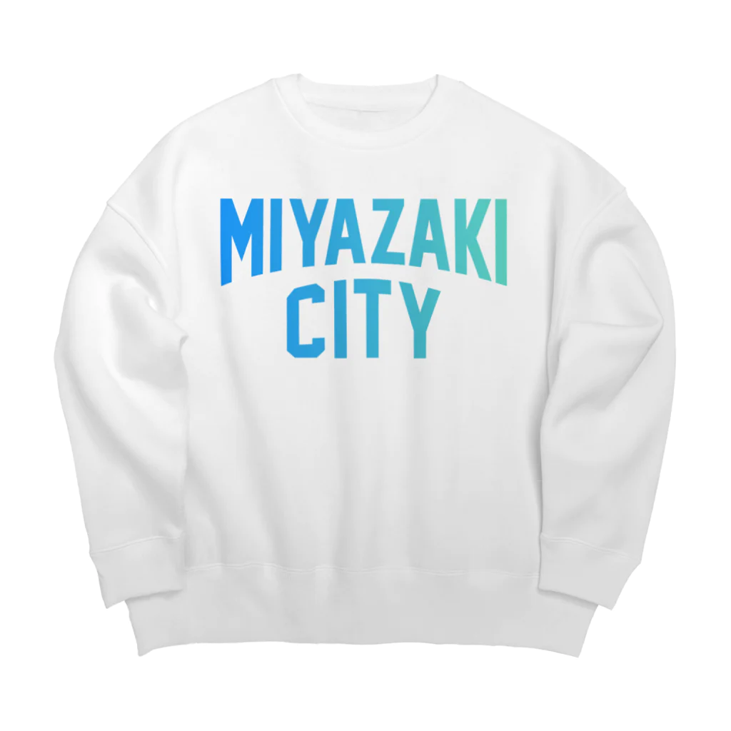 JIMOTO Wear Local Japanの宮崎市 MIYAZAKI CITY Big Crew Neck Sweatshirt