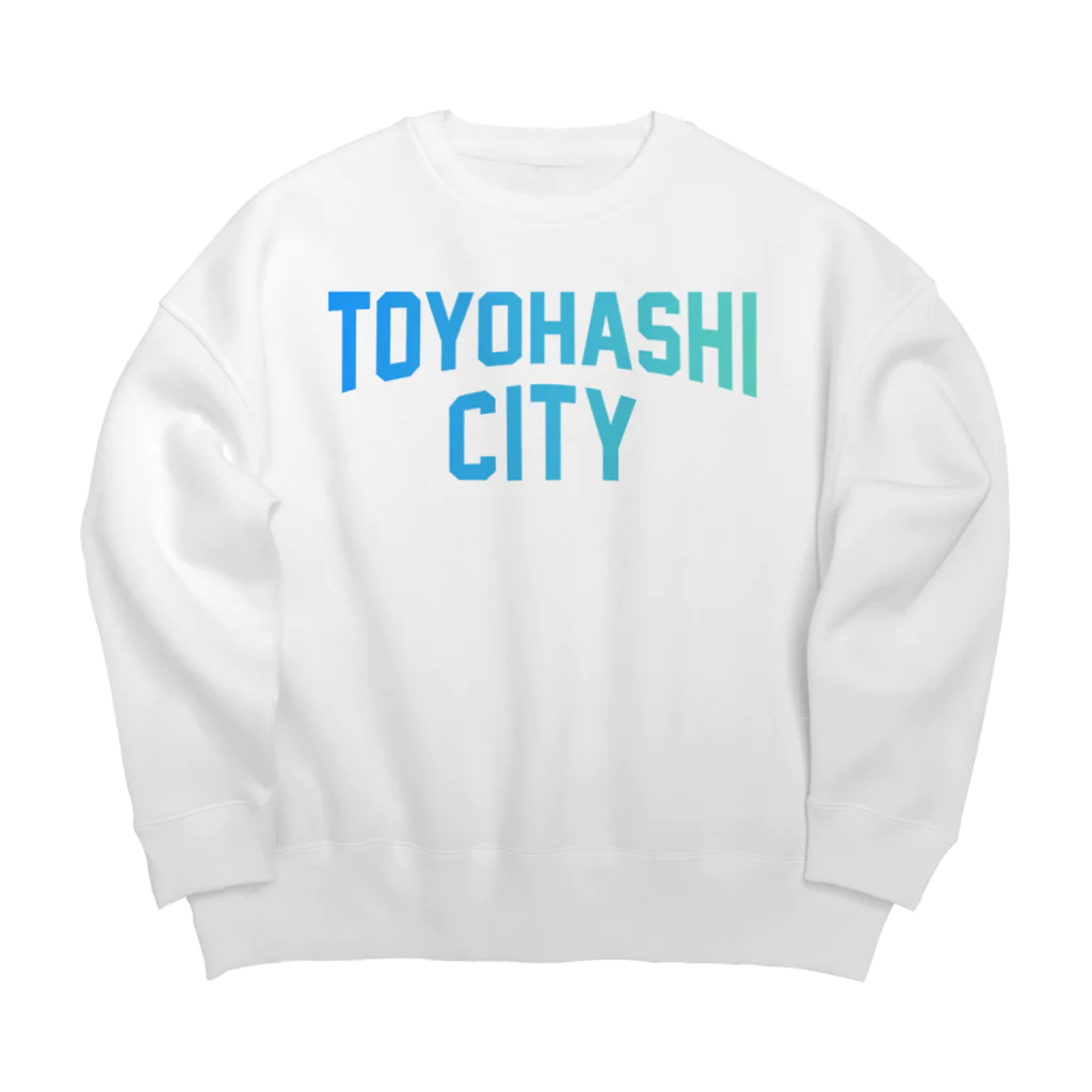 JIMOTO Wear Local Japanの豊橋市 TOYOHASHI CITY Big Crew Neck Sweatshirt