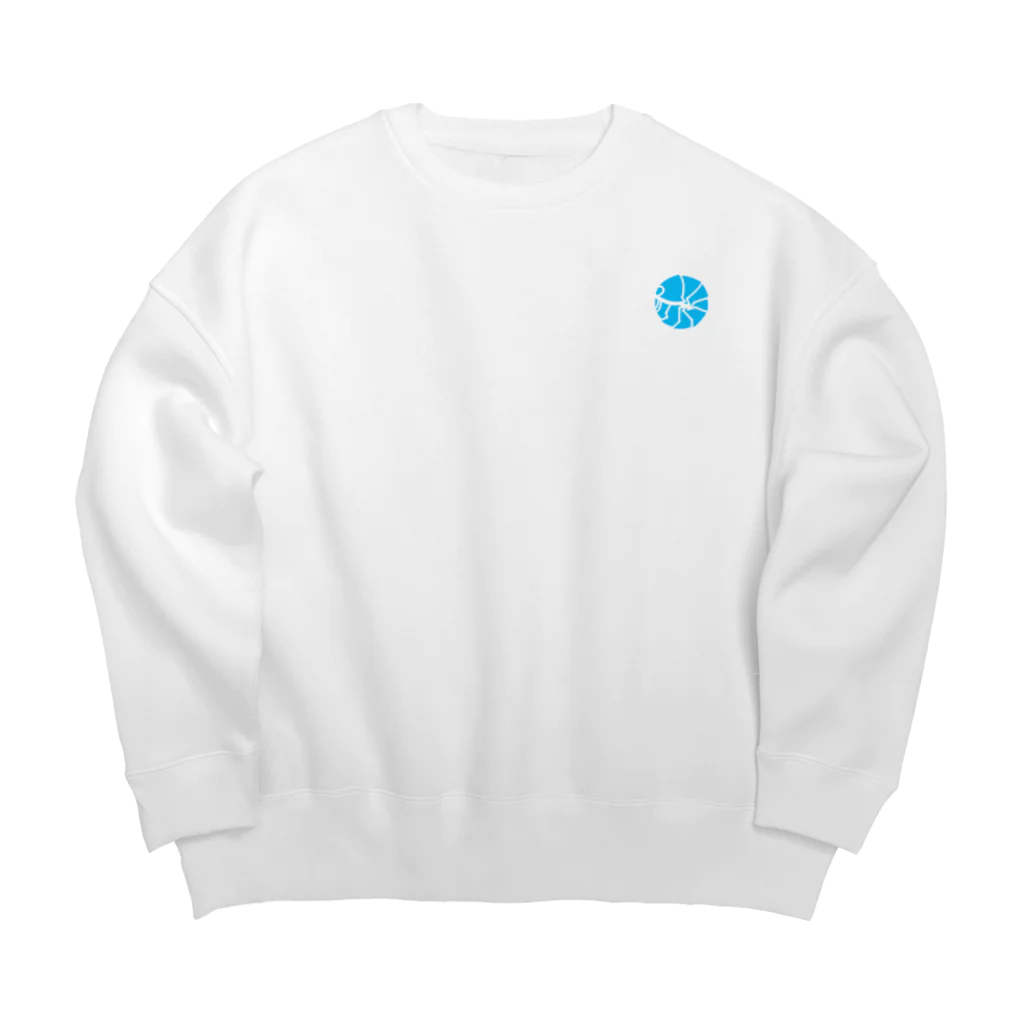 しんぷる好き屋のだんこむし Big Crew Neck Sweatshirt