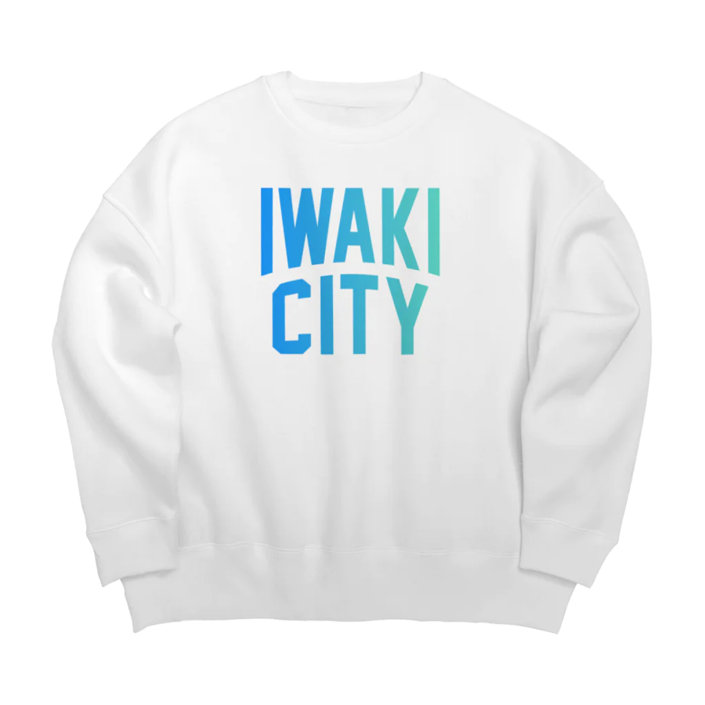 JIMOTO Wear Local Japanのいわき市 IWAKI CITY Big Crew Neck Sweatshirt