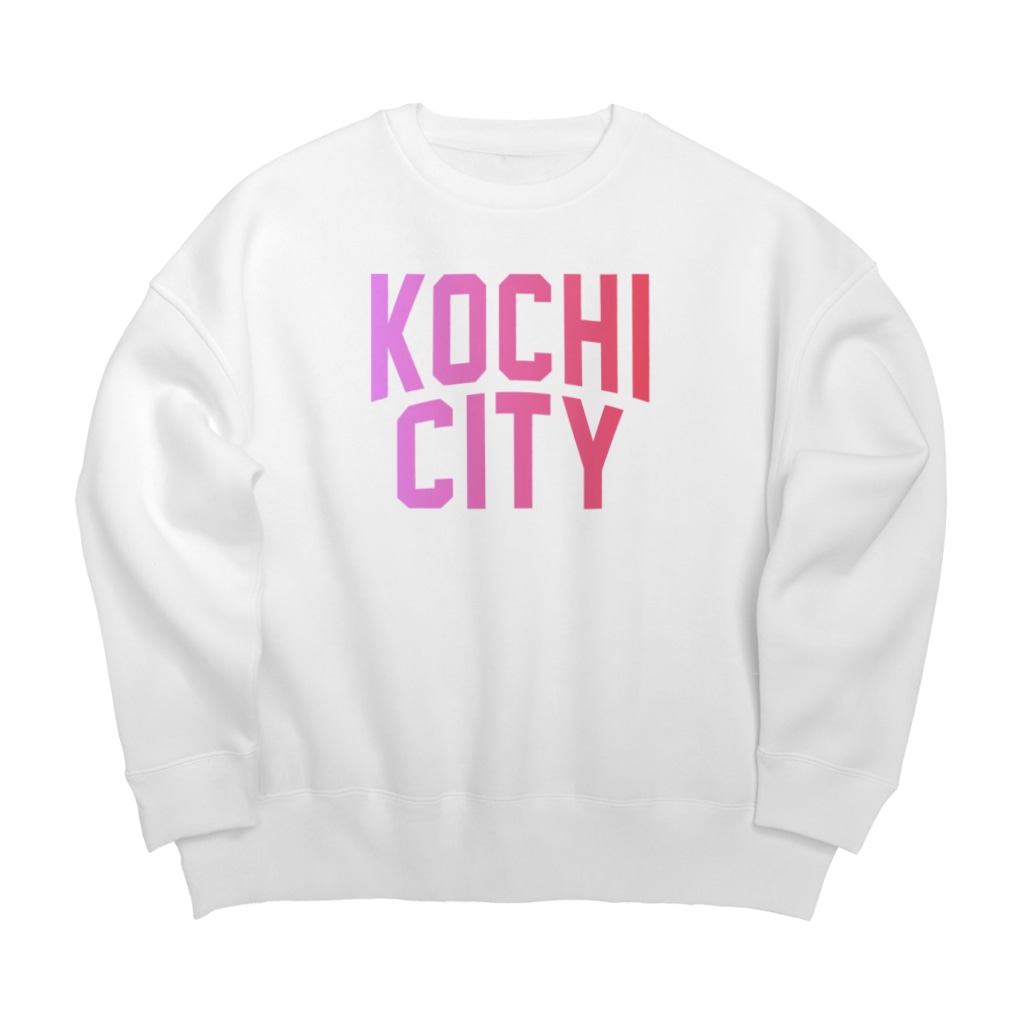 JIMOTO Wear Local Japanの高知市 KOCHI CITY Big Crew Neck Sweatshirt
