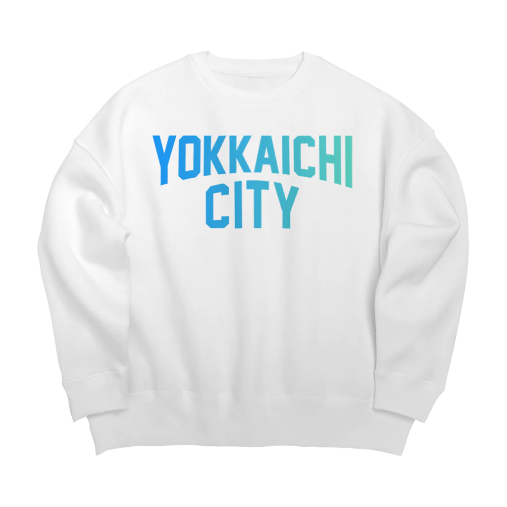 JIMOTO Wear Local Japanの四日市 YOKKAICHI CITY Big Crew Neck Sweatshirt