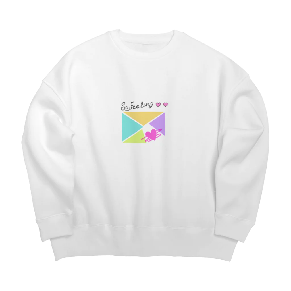 ゆぴぴのそーふぃーりんぐ！ Big Crew Neck Sweatshirt