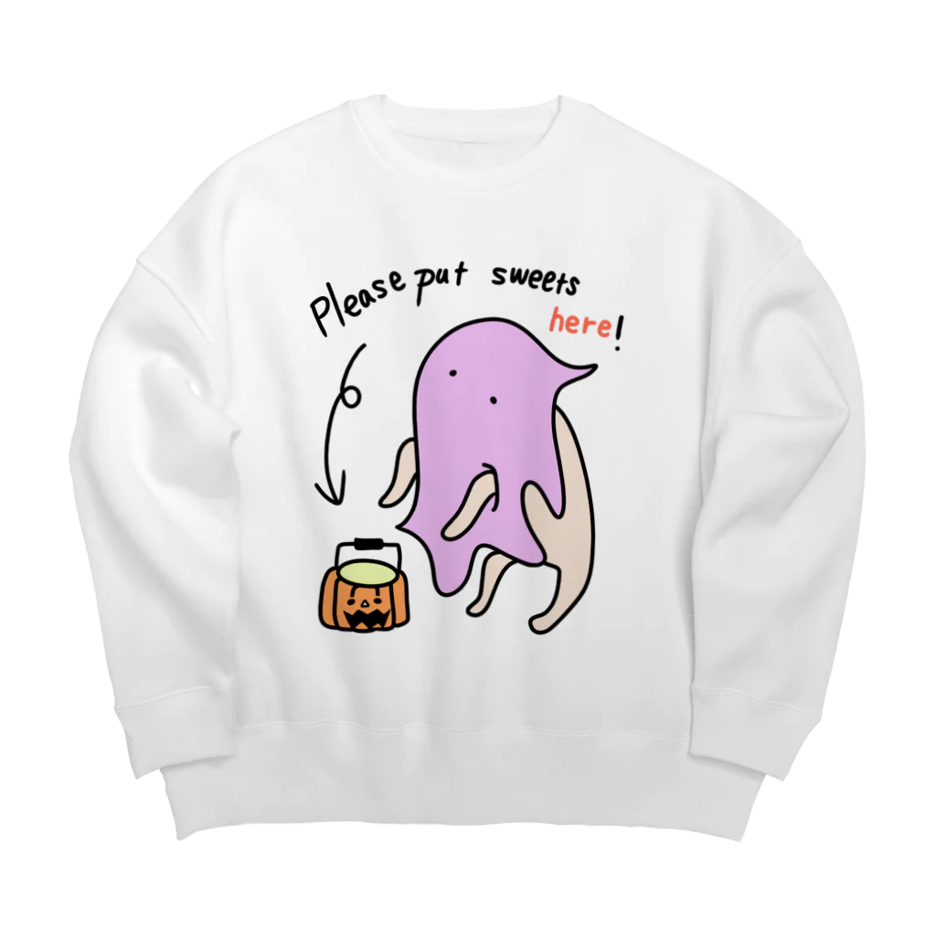 rainbow wing❤︎のbubble baby ハロウィン here! Big Crew Neck Sweatshirt