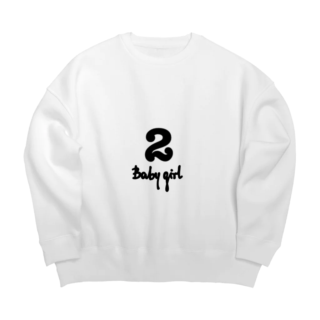 LAUNENの Babyグッズ Big Crew Neck Sweatshirt