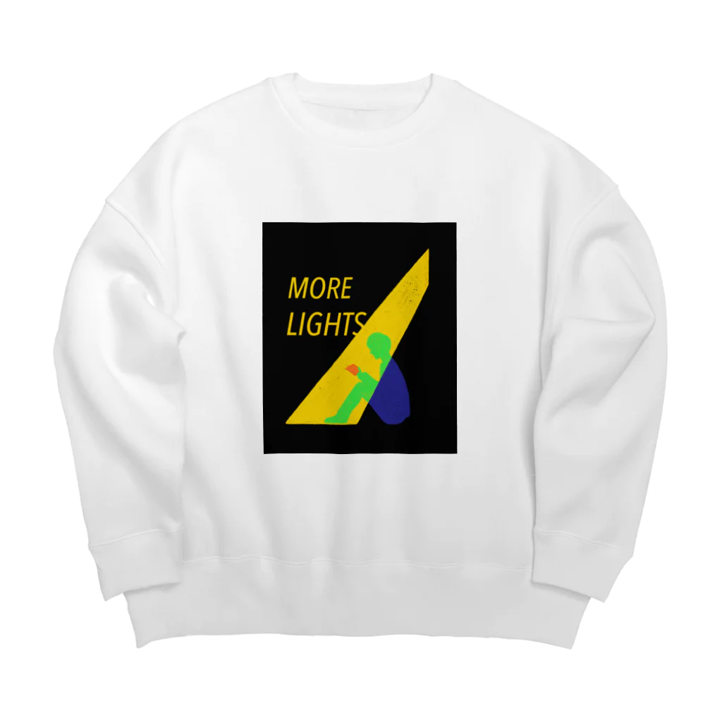 THE SUNFLATSのMORE LIGHTS Big Crew Neck Sweatshirt