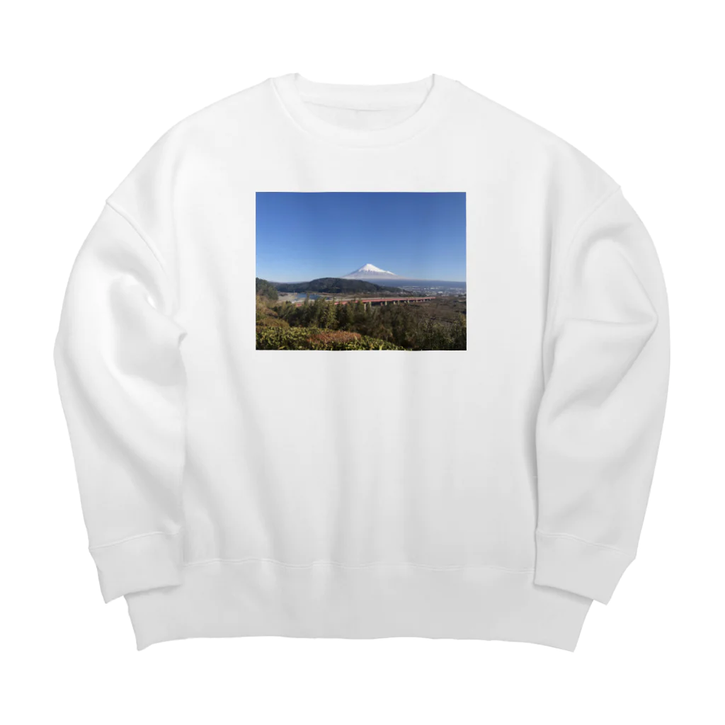 kishiwadacity-0724の富士山グッズ Big Crew Neck Sweatshirt