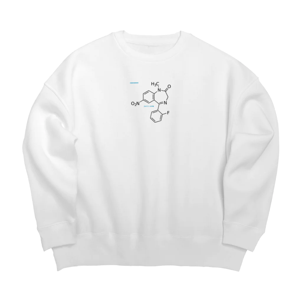 K娘のロヒプノール中毒 Big Crew Neck Sweatshirt