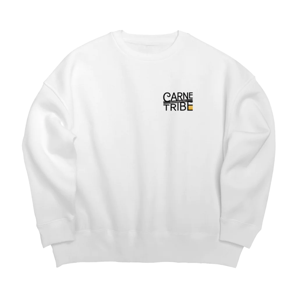 CarneTribe second カルネトライブセカンドクラフトビアバーのCarneTribe カラーロゴ ビッグスウェット Big Crew Neck Sweatshirt