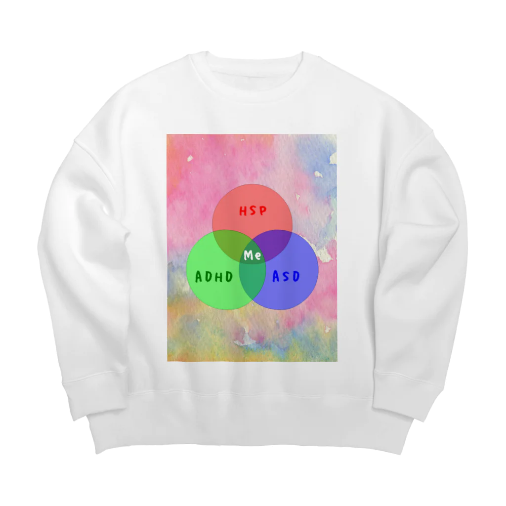 でおきしりぼ子の実験室のIdentity Big Crew Neck Sweatshirt