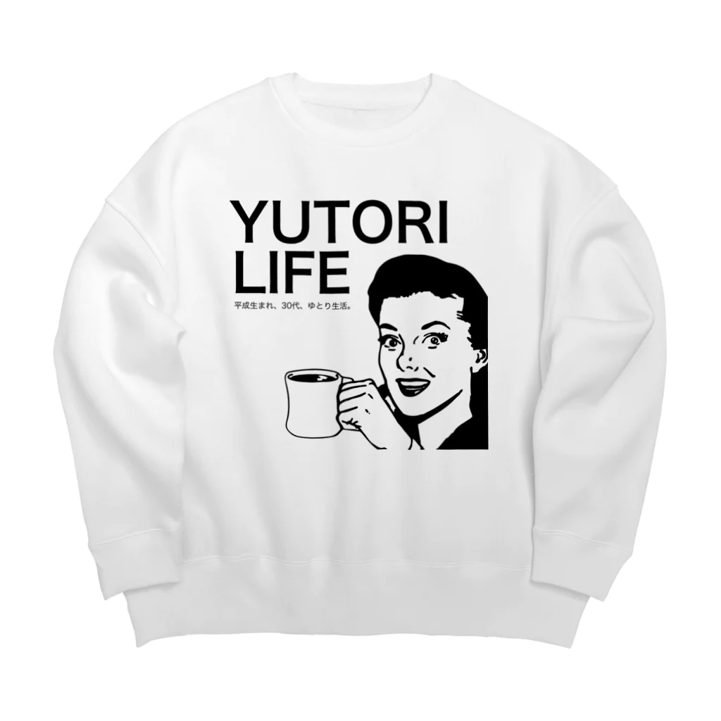 YUTORILIFEのゆとりLIFE Big Crew Neck Sweatshirt