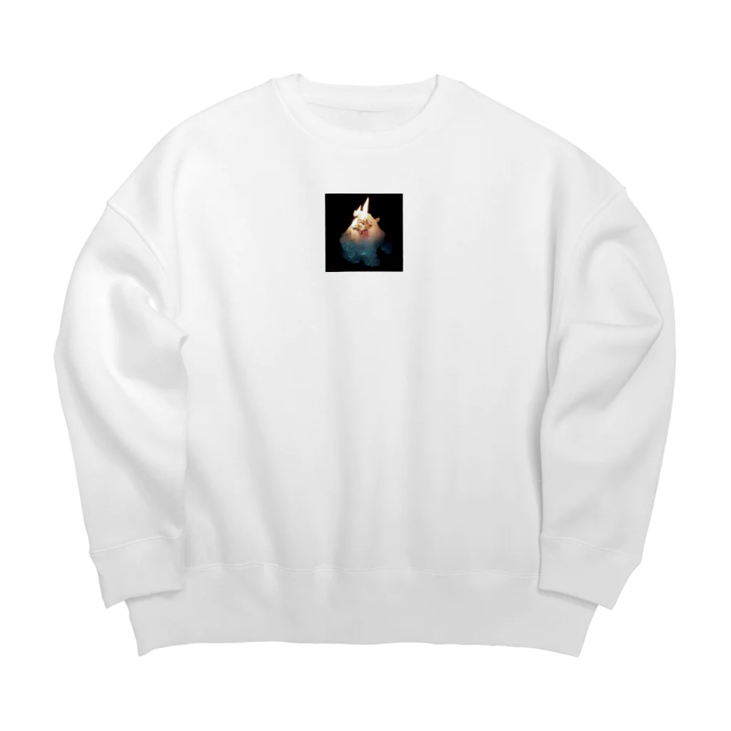 修行僧の爪に火を灯す Big Crew Neck Sweatshirt