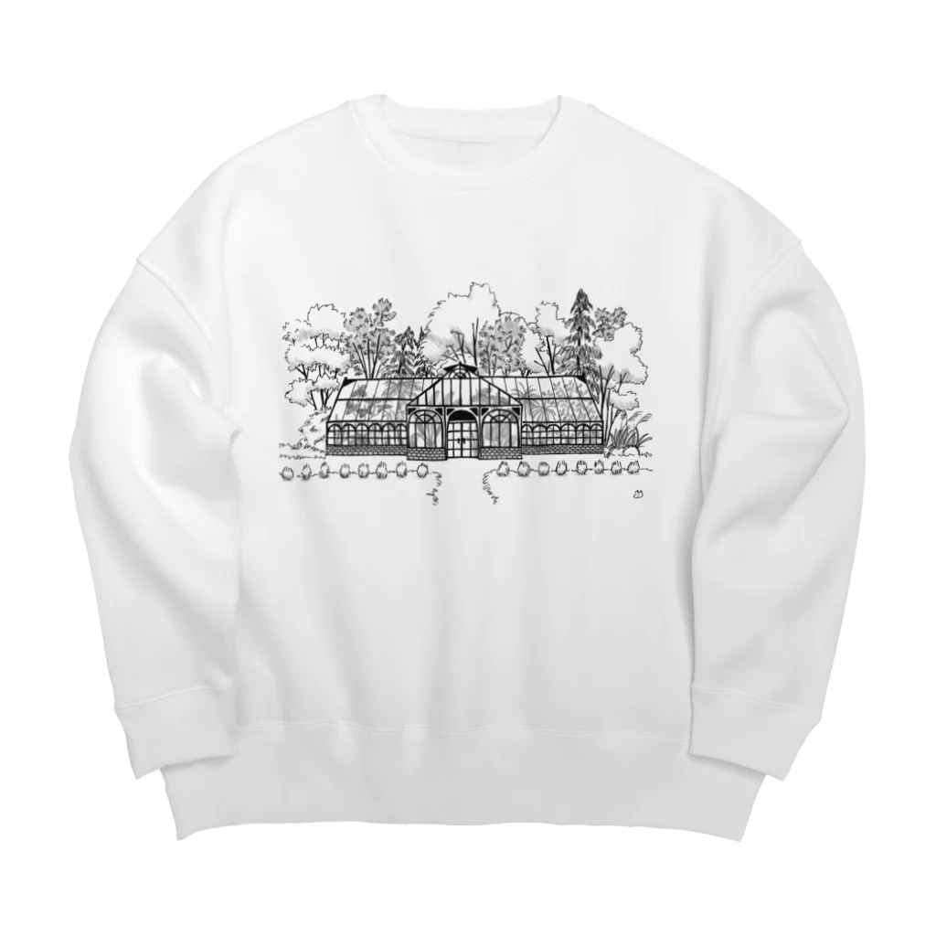 【Botanica】 のglass house Big Crew Neck Sweatshirt