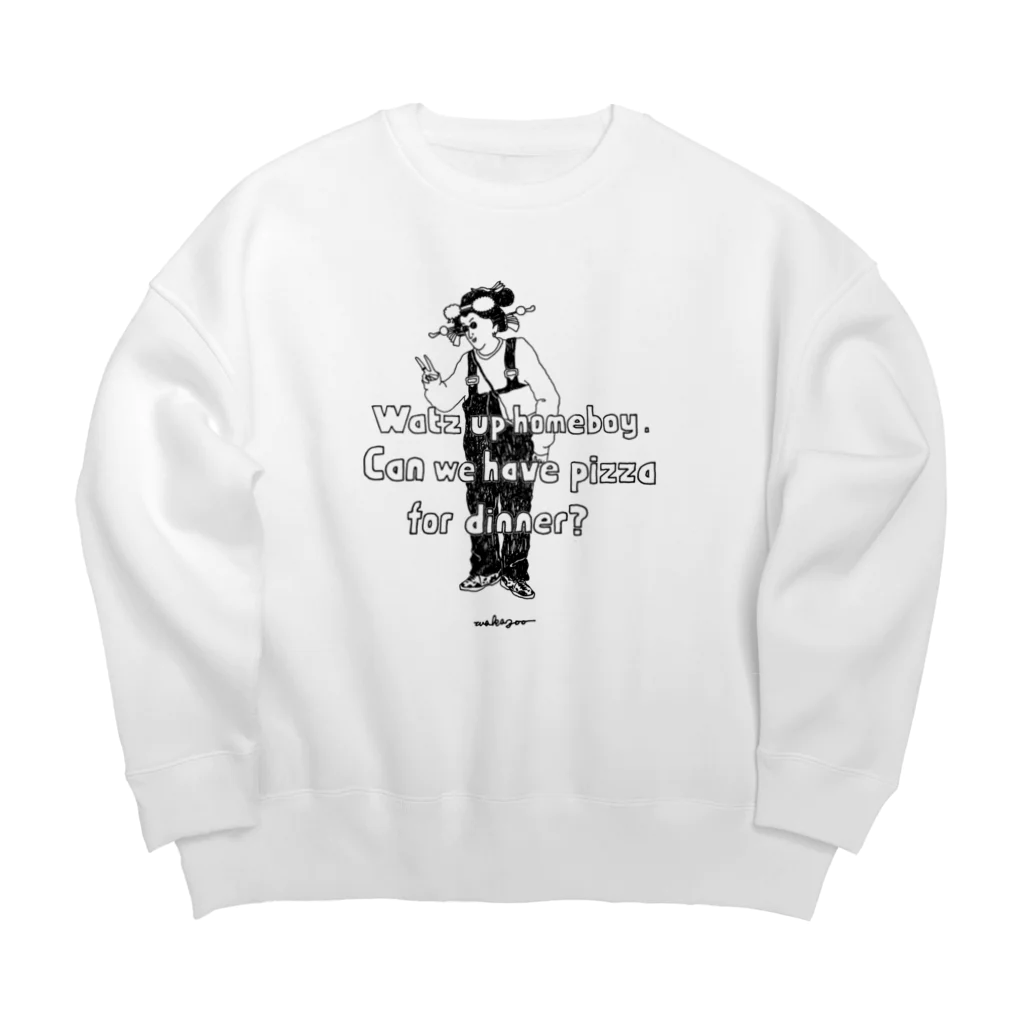 ikomaaaの浮世絵×維駒 期間限定生産 Original アイテム Big Crew Neck Sweatshirt